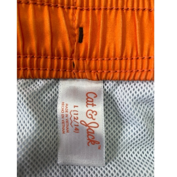Cat and Jack Lined Swim Shorts Size L (12-14) - Picture 3 of 5